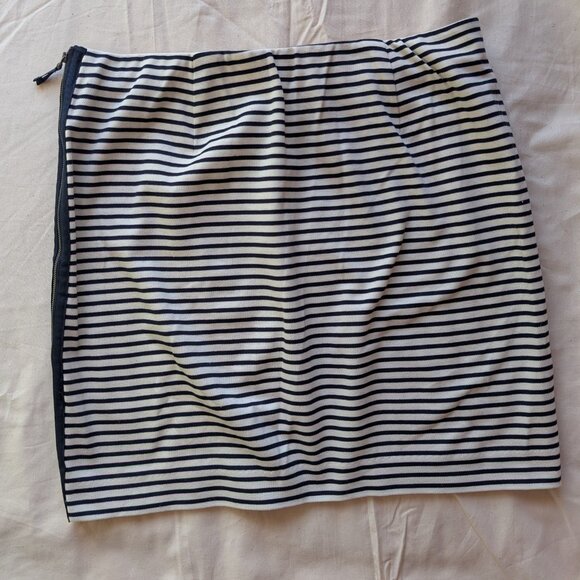 Madewell Eventide Striped Mini Skirt Size Large - Picture 5 of 5